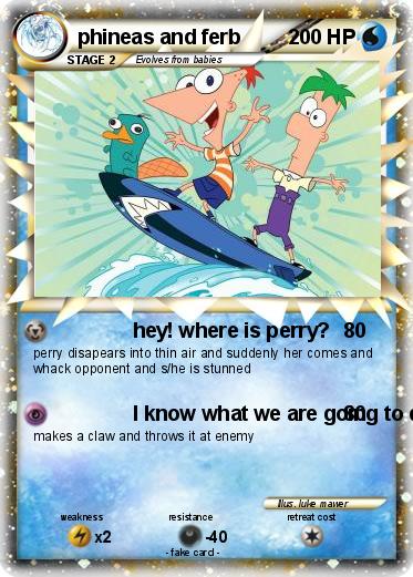 Pokemon phineas and ferb