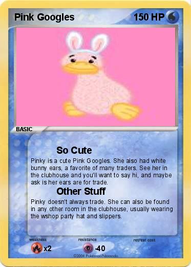 Pokemon Pink Googles