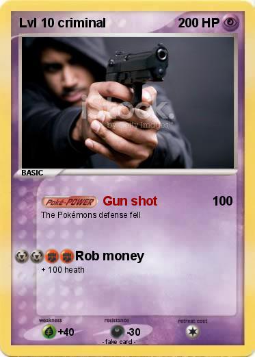 Pokemon Lvl 10 criminal