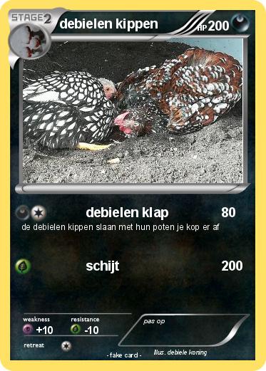 Pokemon debielen kippen