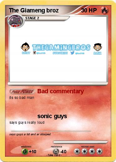 Pokemon The Giameng broz