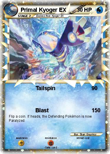 Pokemon Primal Kyoger EX