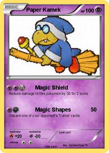 Pokemon Paper Kamek
