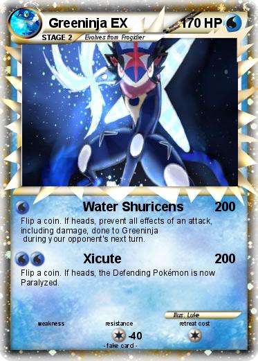 Pokemon Greeninja EX