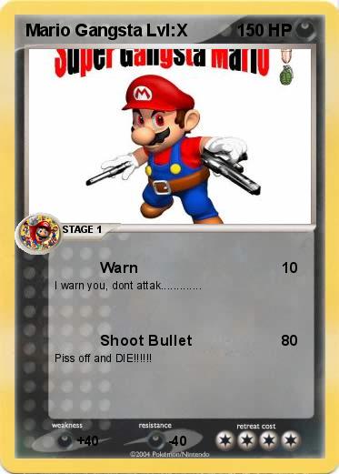 Pokemon Mario Gangsta Lvl:X
