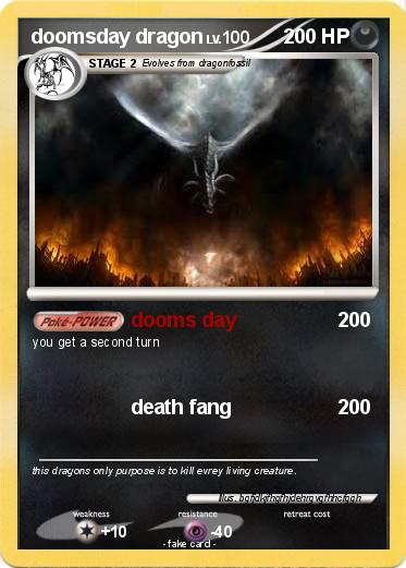 Pokemon doomsday dragon