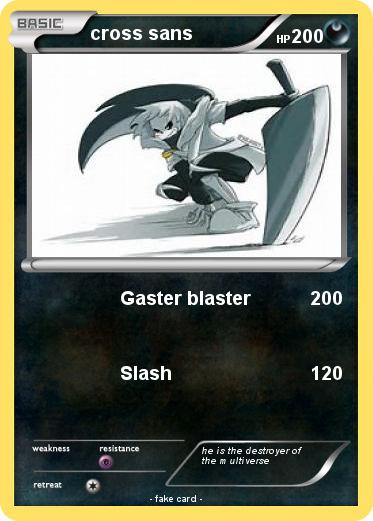Pokemon cross sans