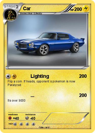 Pokemon Car