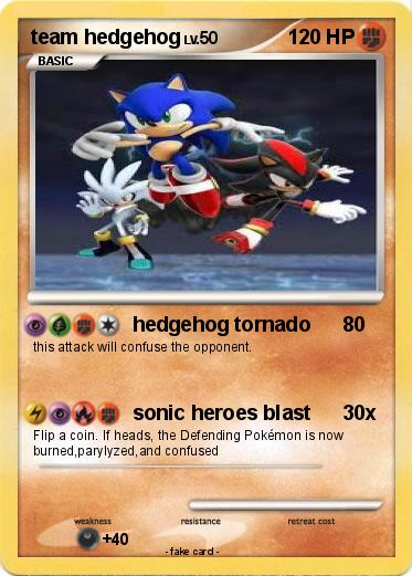 Pokemon team hedgehog