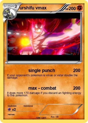Pokemon urshifu vmax