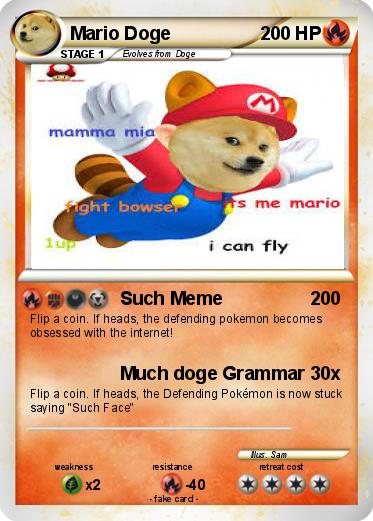 Pokemon Mario Doge