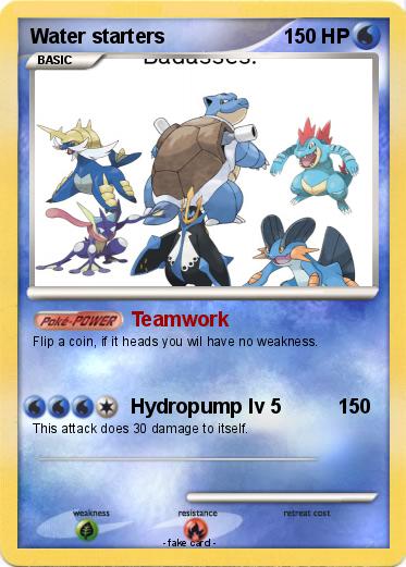 Pokemon Water starters