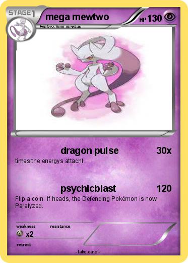 Pokemon mega mewtwo