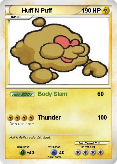 Pokemon Huff N Puff
