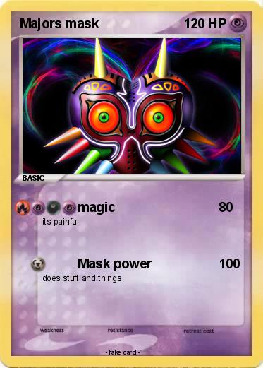 Pokemon Majors mask