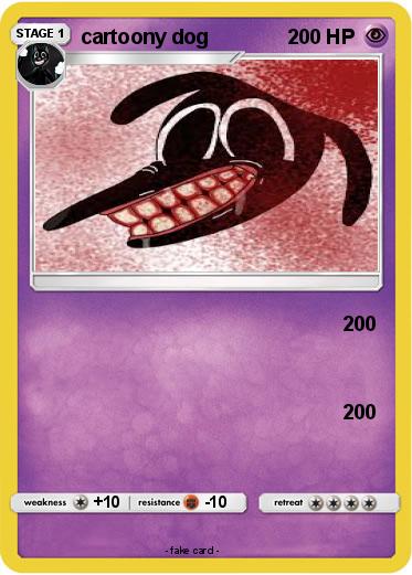 Pokemon cartoony dog