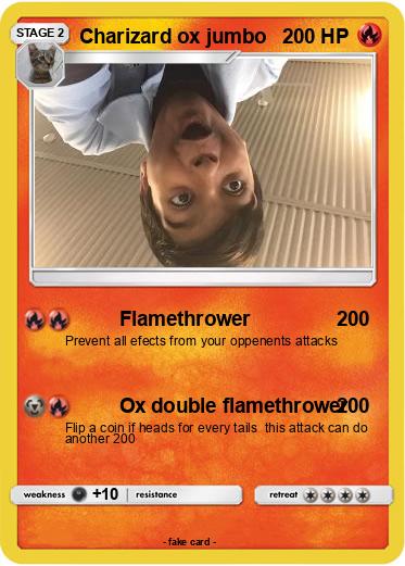 Pokemon Charizard ox jumbo