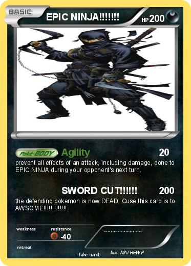 Pokemon EPIC NINJA!!!!!!!