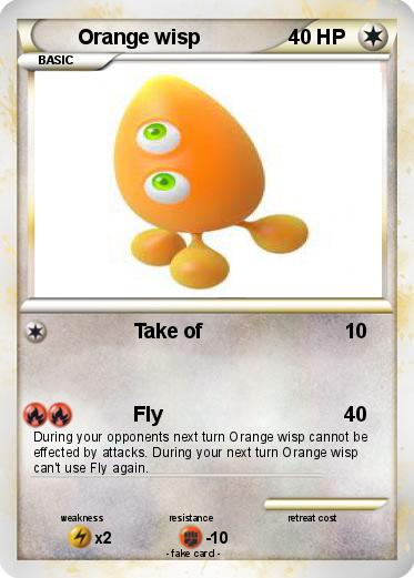 Pokemon Orange wisp