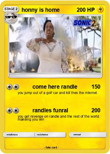 Pokemon honny is home