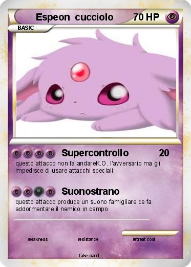 Pokemon Espeon  cucciolo