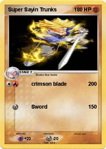 Pokemon Super Sayin Trunks