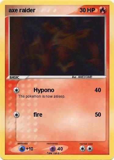 Pokemon axe raider