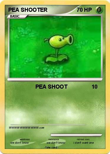 Pokemon PEA SHOOTER