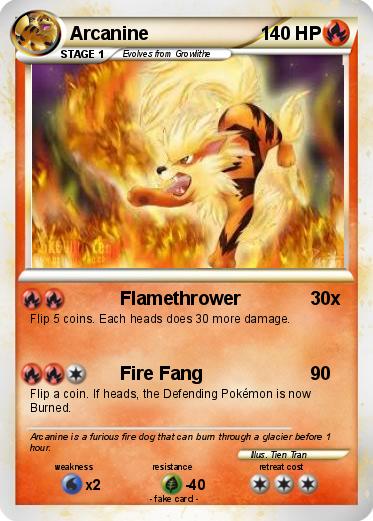 Pokemon Arcanine