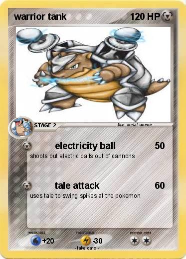 Pokemon warrior tank
