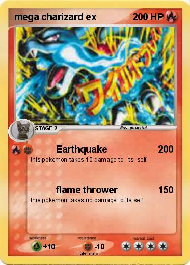 Pokemon mega charizard ex