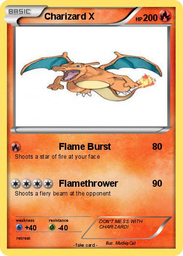 Pokemon Charizard X