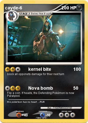 Pokemon cayde-6