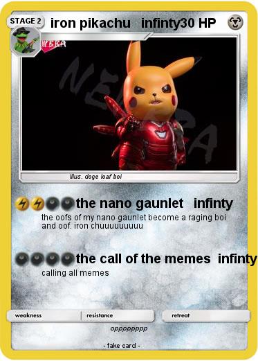 Pokemon iron pikachu   infinty