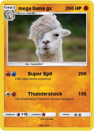 Pokemon mega llama gx