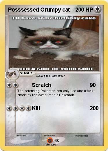 Pokemon Posssessed Grumpy cat