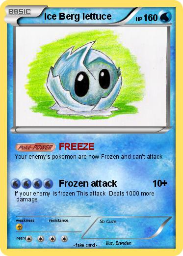 Pokemon Ice Berg lettuce