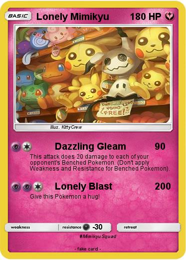Pokemon Lonely Mimikyu
