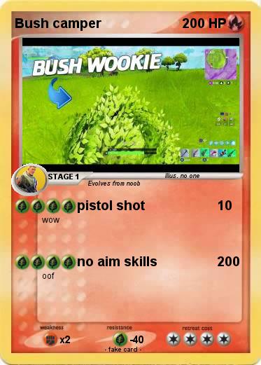 Pokemon Bush camper