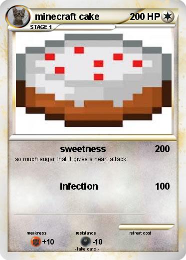 Pokemon minecraft cake