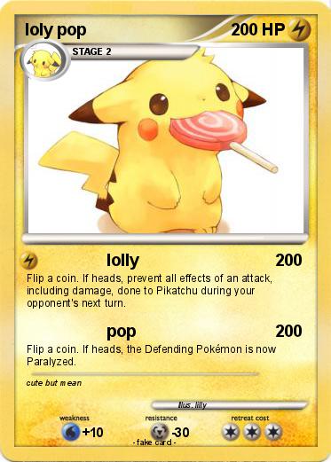 Pokemon loly pop