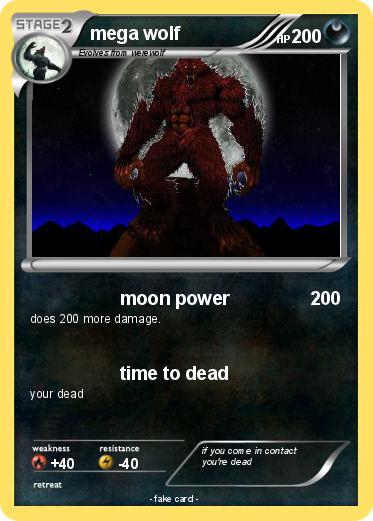 Pokemon mega wolf
