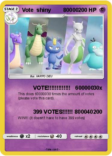 Pokemon Vote  shiny        80000