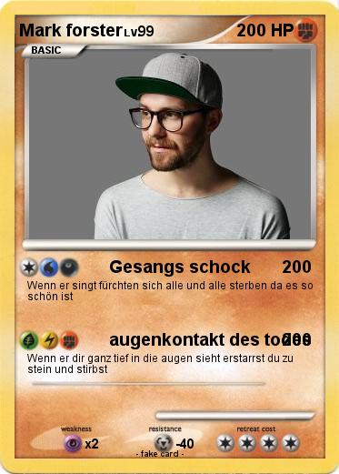 Pokemon Mark forster