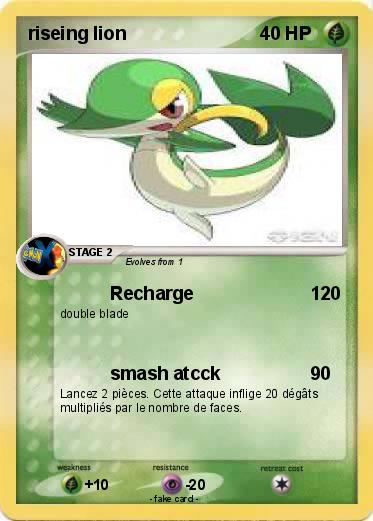 Pokemon riseing lion
