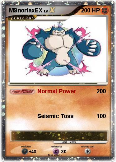 Pokemon MSnorlaxEX