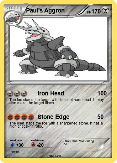 Pokemon Paul's Aggron