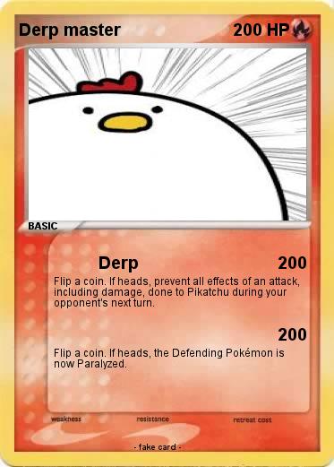 Pokemon Derp master