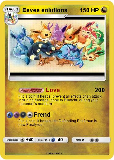 Pokemon Eevee eolutions