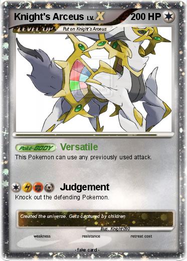 Pokemon Knight's Arceus